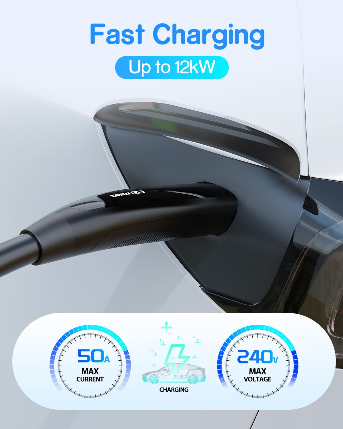 Amazon.co.jp: Tesla 延長コード 21フィート 50アンペア Tesla充電